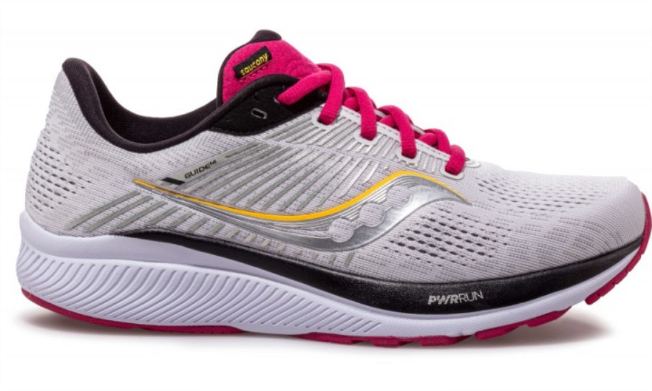 Saucony Women's Guide 14 (Wide) Alloy Cherry