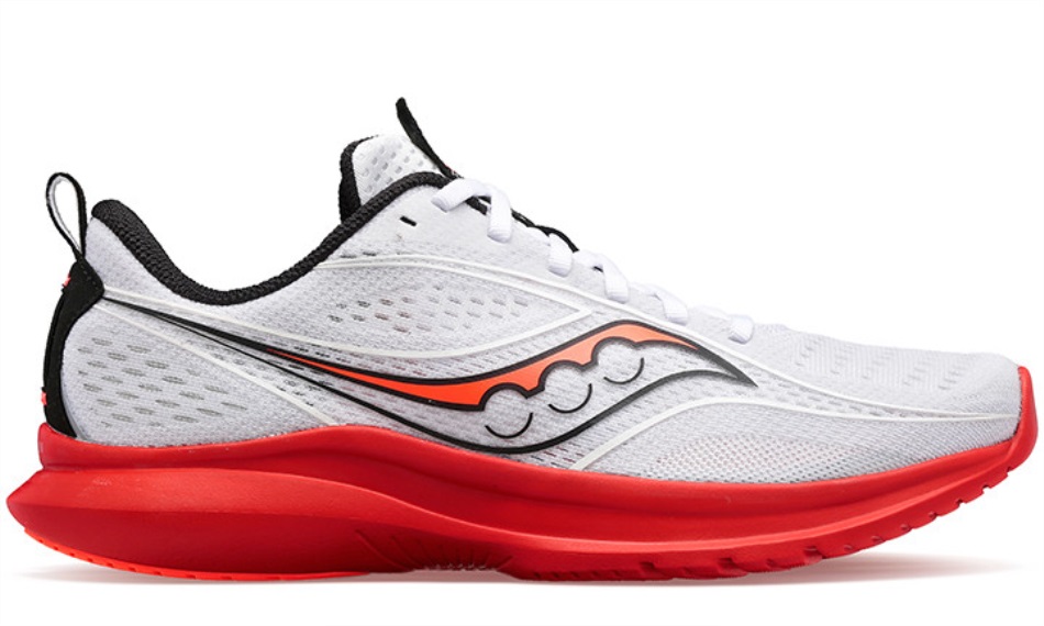 Men's Kinvara 13 White Black Vizi Saucony