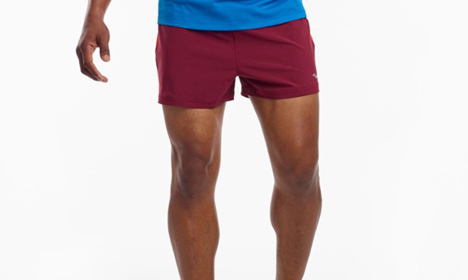 Saucony Men's Outpace 3 Short Zinfandel
