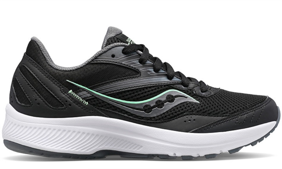 Saucony Women's Cohesion 15 (Wide) Black Meadow
