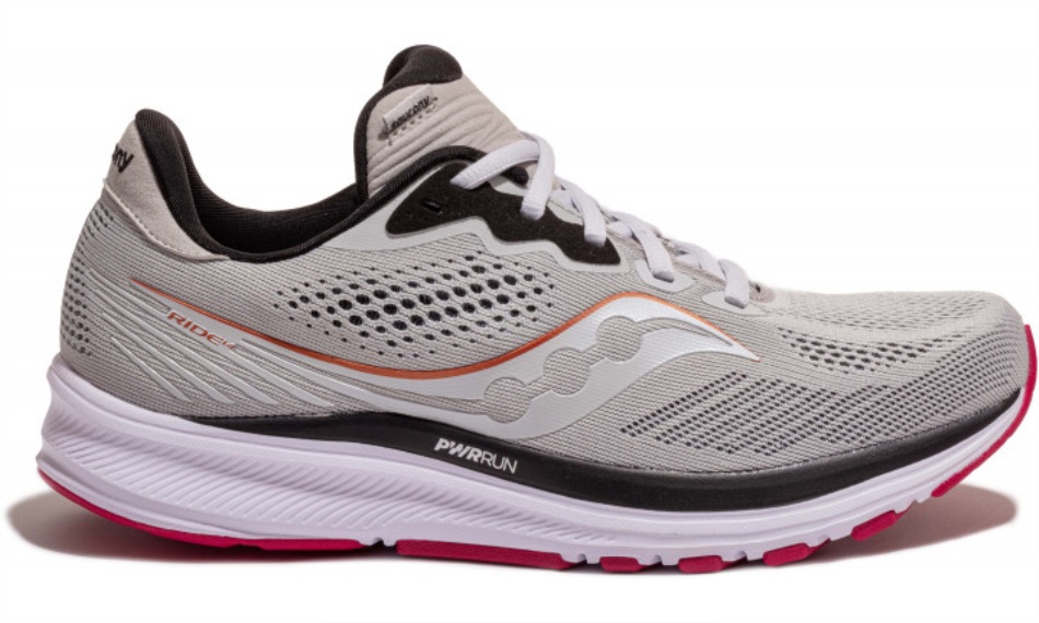 Women's Ride 14 (Wide) Fog Cherry Saucony