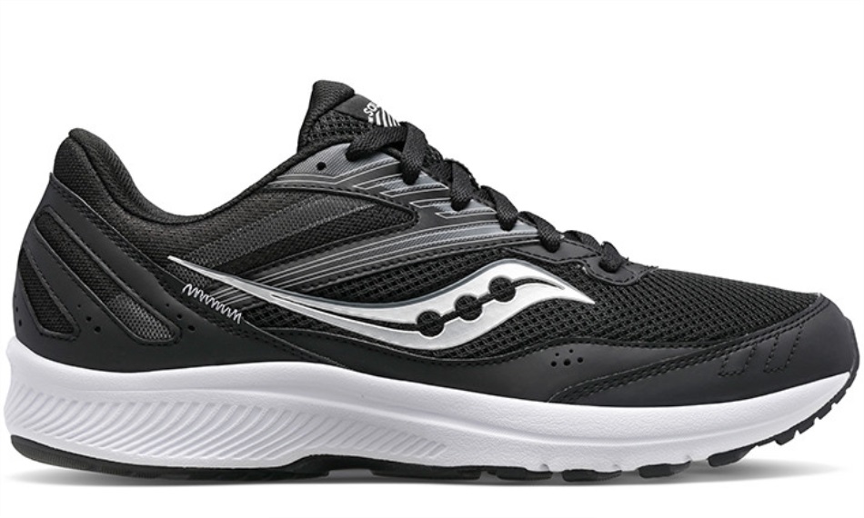 Men's Cohesion 15 (Wide) Black White Saucony