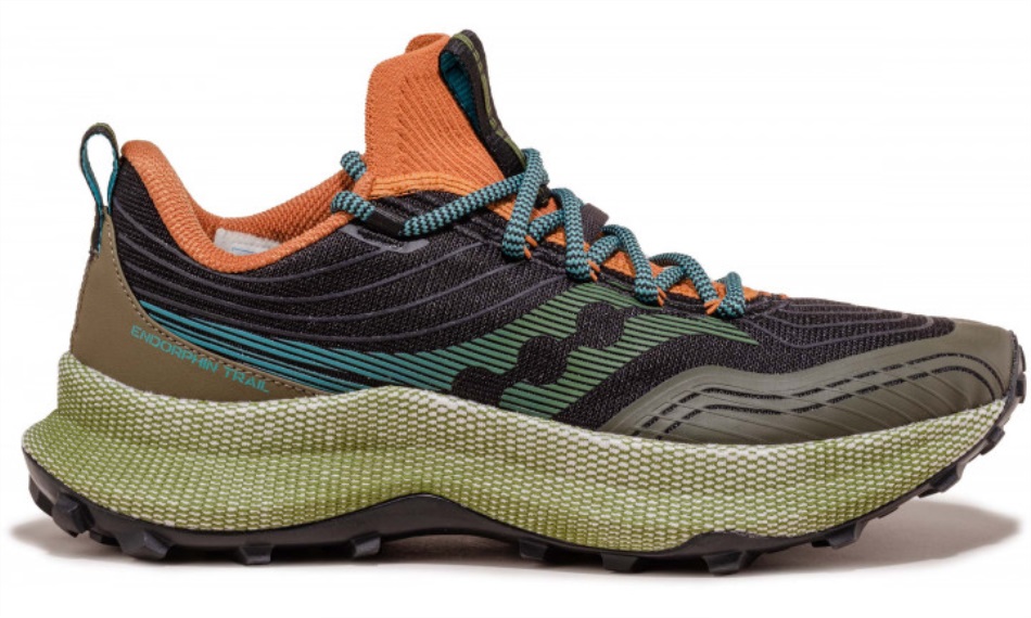 Men's Endorphin Trail Saucony Olive Black