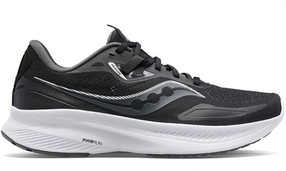 Saucony Women's Guide 15 (Wide) Black White