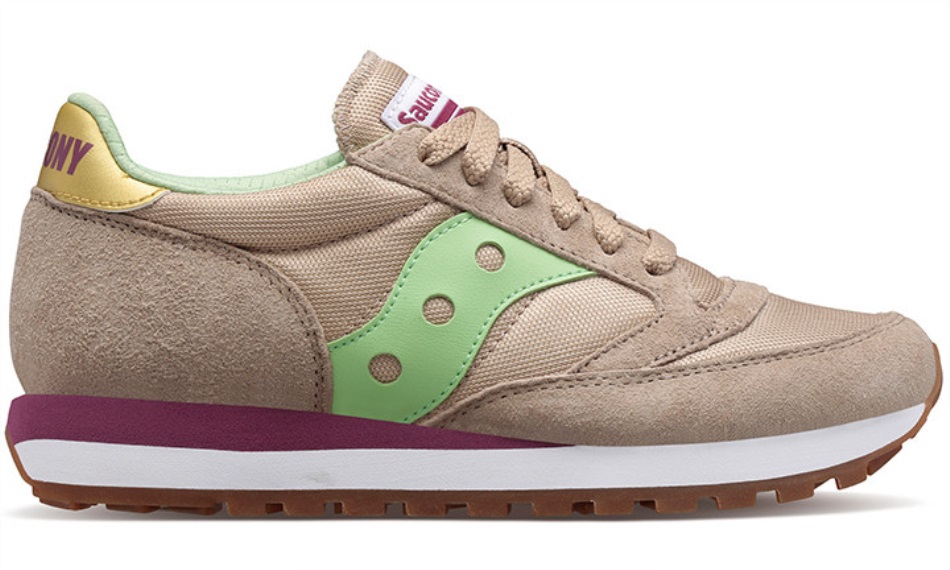 Women's Jazz 81 Tan Light Green Saucony