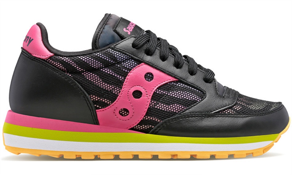 Women's Jazz Triple Saucony Black Pink