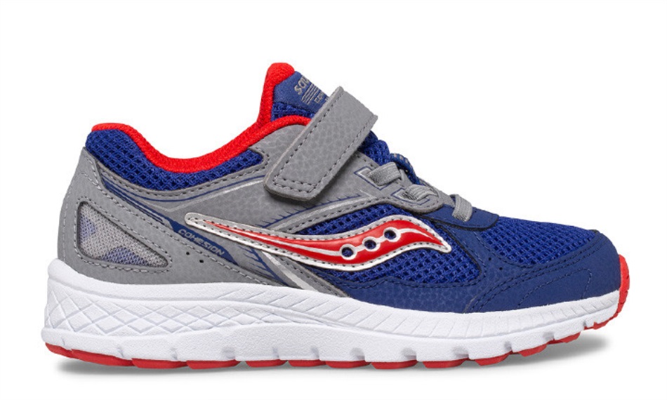 Kids Cohesion 14 (A C) Navy Red Saucony