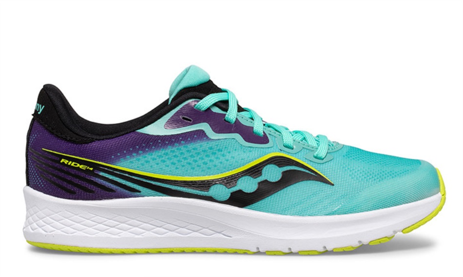 Kids Ride 14 (Gs) Saucony Mint