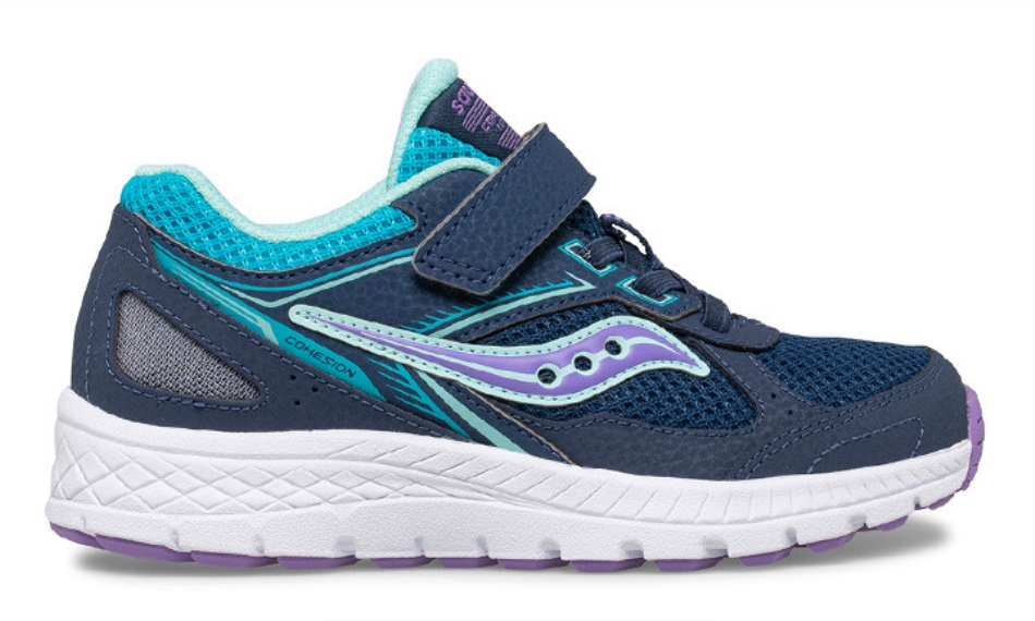 Saucony Kids Cohesion 14 (A C) Turquoise Purple