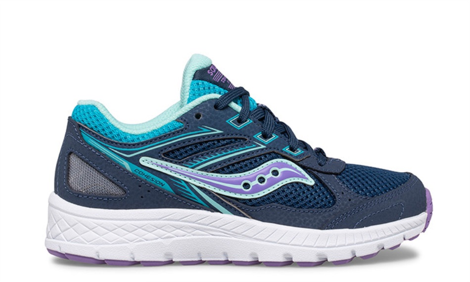 Saucony Kids Cohesion 14 (Gs) Turquoise Purple